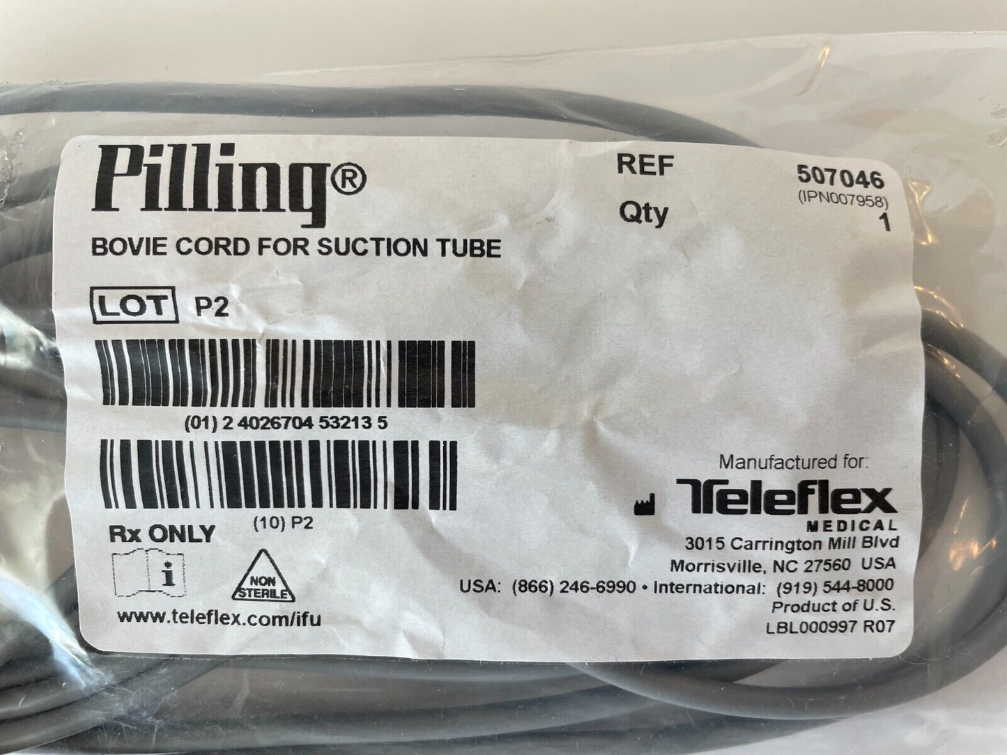 Pilling 507046 Bovie Cord