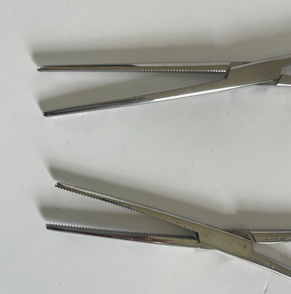 LOT OF 2 PEAN Forceps Surgical Tweezers Weck 476115, Codman 91 -30 DAY WARRANTY!