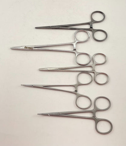 LOT OF 5 Forceps: V. Mueller SU2720 & SIMILAR Unmarked (4) + 30 DAY WARRANTY!