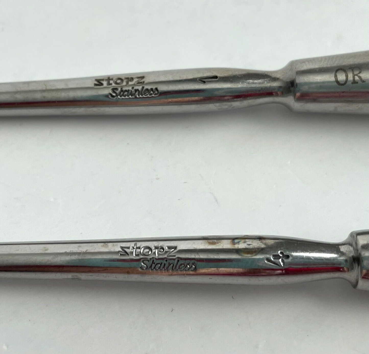 LOT of 2 Storz Adenoid Curette: N6010 & N6000