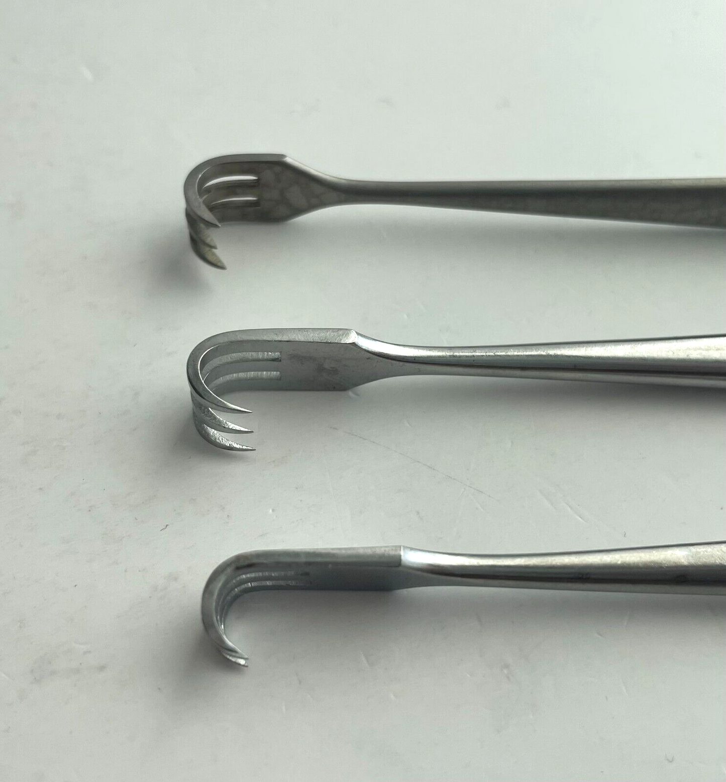 LOT OF 3 Senn Retractor, Double-Ended, Sharp: V. Mueller, Jarit, Storz