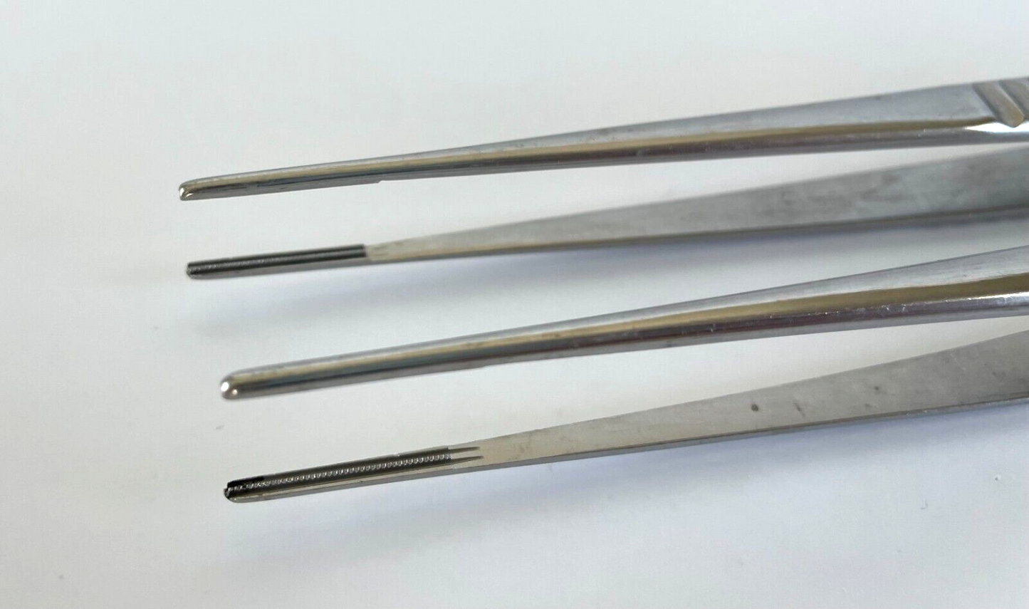 LOT OF 2 Pilling 35-1804 DeBakey Vascular Tissue Forceps with 30 DAY WARRANTY!